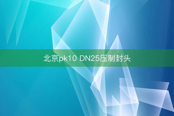 北京pk10 DN25压制封头